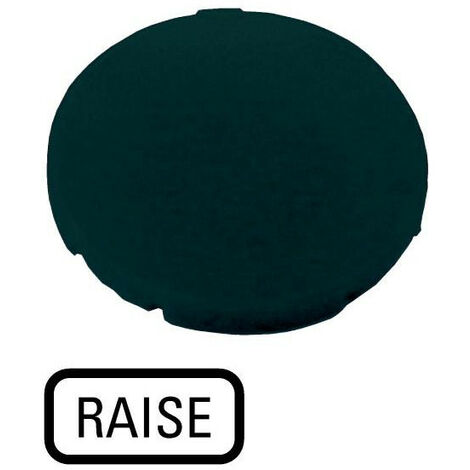 Étiquette plate noire RAISE EATON M22-XD-S-GB17