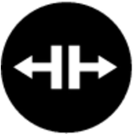 Étiquette plate noire symbole desserrage EATON M22-XD-S-X13
