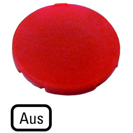 Étiquette plate rouge ARRET EATON M22-XD-R-D5