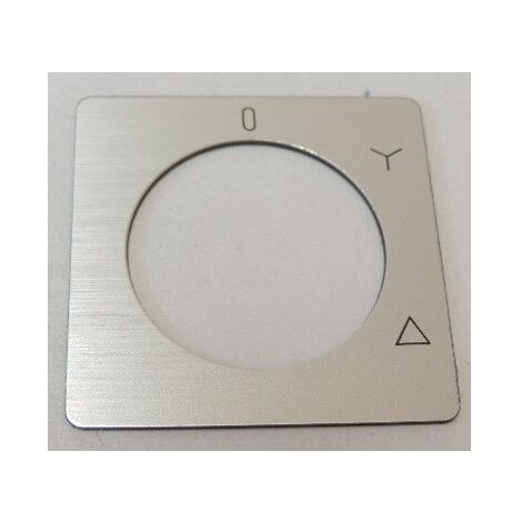 Etiquette pour commutateur a came 0 y delta 45 x 45 mm SCHNEIDER ELECTRIC KZ18635
