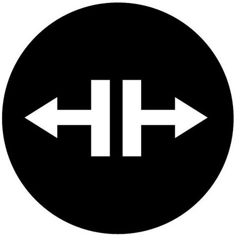 Étiquette saillante noire symbole desserrage EATON M22-XDH-S-X13