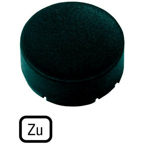 Étiquette saillante noire ZU EATON M22-XDH-S-D2