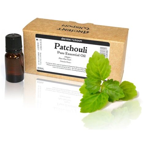 Étiquette sans marque d'huile essentielle de patchouli de 10 ml- Vendu par 1