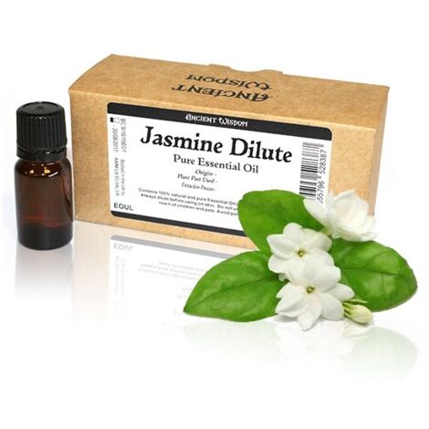 Étiquette sans marque d'huile essentielle diluée de jasmin 10 ml- Vendu par 1