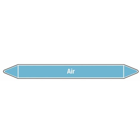Étiquette souple adhésive air (X 10) - DIFF