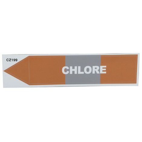 Étiquette souple adhésive chlore (X 10) - DIFF