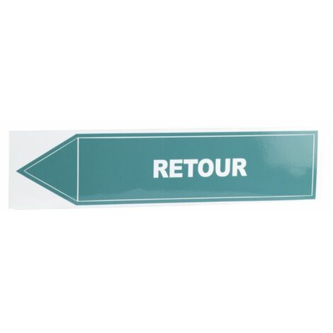 Étiquette souple adhésive retour (X 10) - DIFF