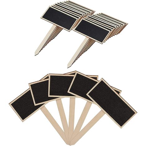 Etiquette Ardoise Rectangulaire - Etiquette Et Support Ardoise