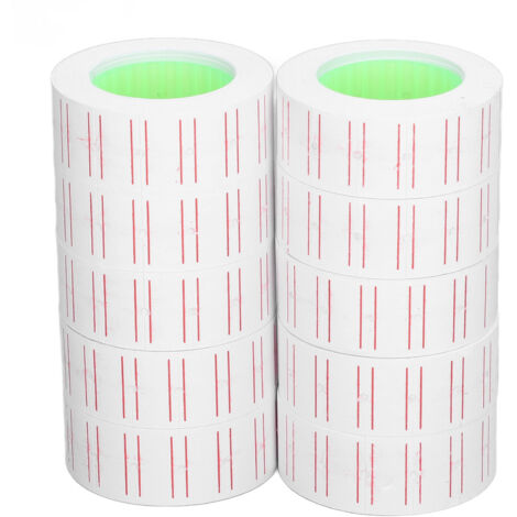 Étiquettes adhésives MX5500, 30 rouleaux (15000 étiquettes), format 21x12mm, papier monorang pour étiqueteuse.