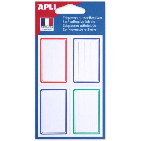 Etiquettes autoadhésives APLI - 24 pièces - Organisation & Classement