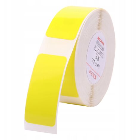 Étiquettes autocollantes NIIMBOT 14x30mm 190pcs JAUNE pour imprimante B18 Original