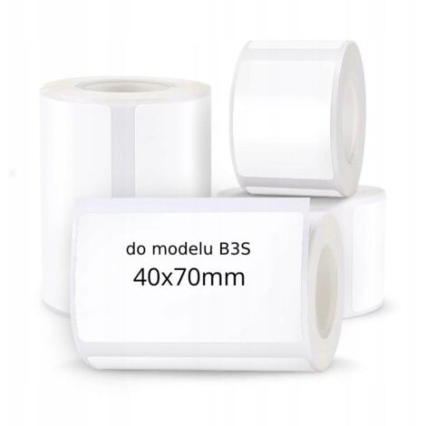 Étiquettes autocollantes NIIMBOT pour B3S 4070 mm, lot de 180.