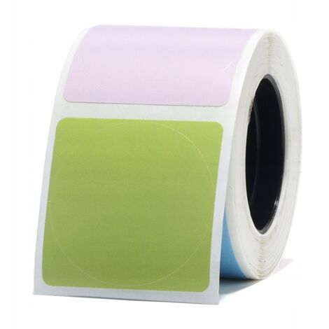 Étiquettes autocollantes NIIMBOT pour imprimante M2, rondes et colorées, 31 x 31 mm, lot de 220.