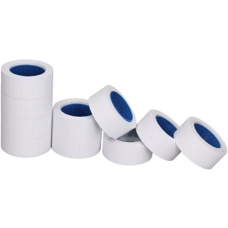 Étiquettes de prix 15000 pièces pour pistolet M5500 MX5500, format 21x12mm, blanc, lot de 3 tubes