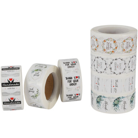 Étiquettes décoratives 7 pièces lettres anglaises pour mariage anniversaire DIY cadeau