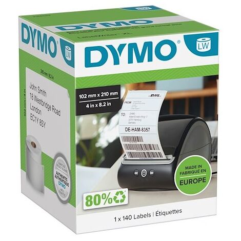 DYMO Étiqueteuse LabelManager 160 Clavier AZERTY Imprimante Portable  d'Étiquettes Autocollantes (2174450)