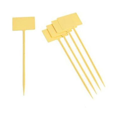 Etiquettes en plastique à piquer