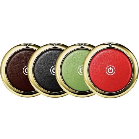 Étiquettes GPS (iOS uniquement) pour chiens, chats, sacs, sacs à dos et plus (noir, rouge, vert et marron) alimentées par batterie