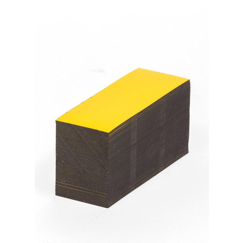 Certeo - frankel kaiserkraft, Etiquettes magnétiques, coloris jaune, h