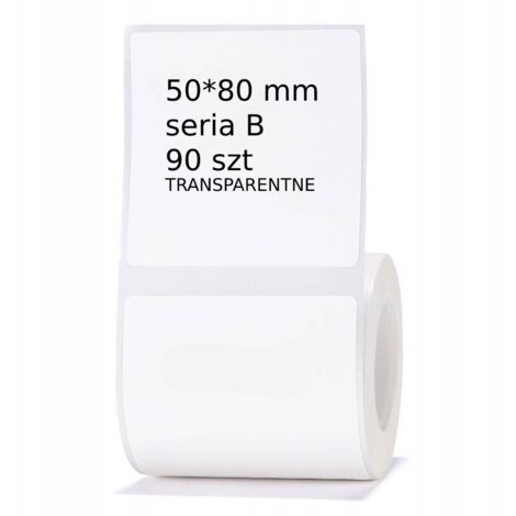 Étiquettes NIIMBOT pour B21 B3S TRANSPARENTES 5080mm