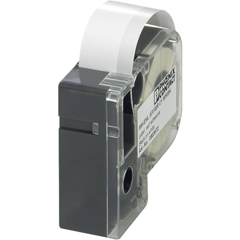 Tiquettes pour imprimantes à transfert thermique Phoenix Contact mm-eml (EX24)R C1 wh/bk 803973 blanc, noir 1 pc(s)