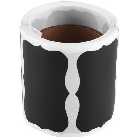 Étiquettes pour tableau noir en forme ondulée, tableau noir effaçable et réutilisable