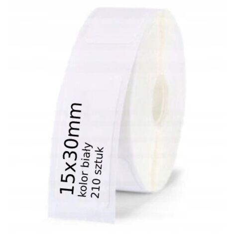 Étiquettes thermiques autocollantes NIIMBOT 15 x 30 mm, 210 pièces