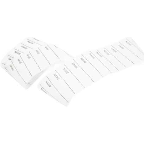 Étiquettes thermocollantes personnalisées 5,5 cm pour vêtements et textiles, identification nom lavable, école et uniformes