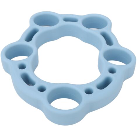 Étireur de Doigts Thérapeutique en Silicone Souple pour Arthrose et Canal Carpien, Renforce Muscles et Prise 30LB Bleu