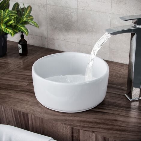 main image of "Etive 310mm Cloakroom Round Counter Top Basin Bowl"