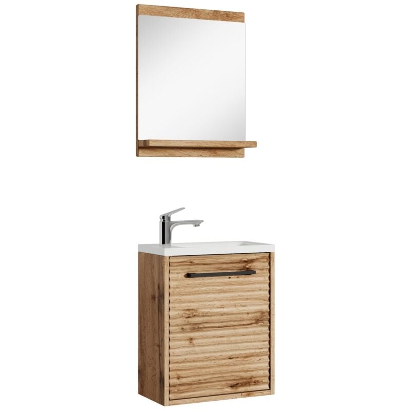 Badplaats Set meuble lave mains Etna 40 x 22 cm - Chene - Toilet