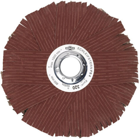 Étoile abrasive D. 150 mm granulation 120 plat corindon ordinaire KEMPER