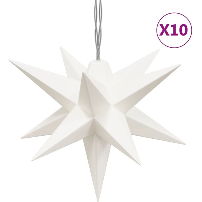 Vidaxl - Lumière de Noël 10 led blanc 10 cm