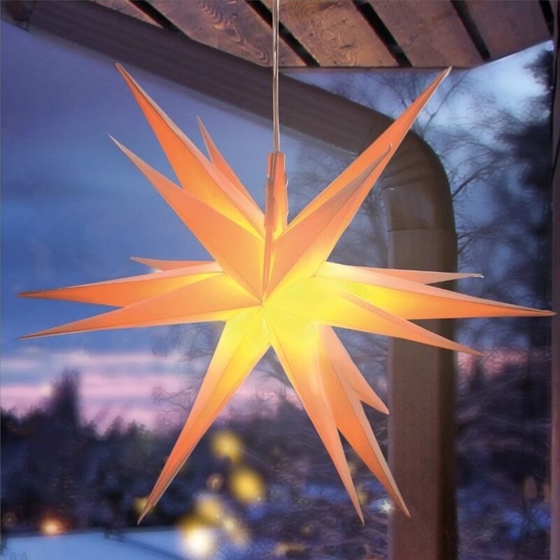 Esotec - Etoile de Noël solaire 35 cm