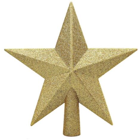 Étoile de sapin de Noël - Non spécifié - 20cm - Paillettes dorées - Décoration traditionnelle - Mixte