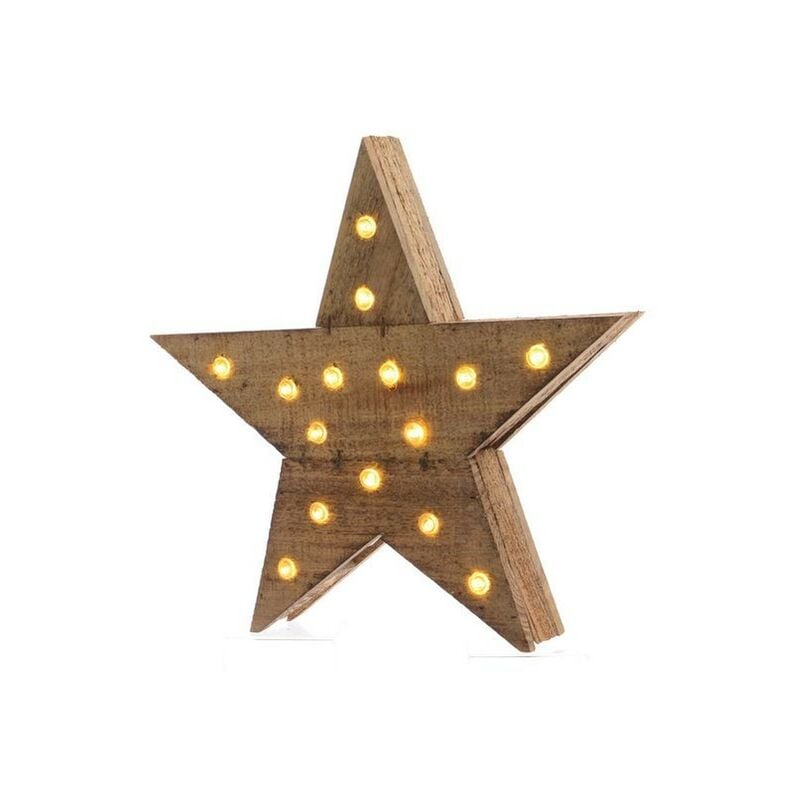 EDM - toile de Noël lumineuse Blanc dim 6.5x40x39 cm - 20L