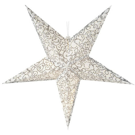 Étoile LED EDM - esprit de Noël - 60 cm - 10 leds - Papier - 71710