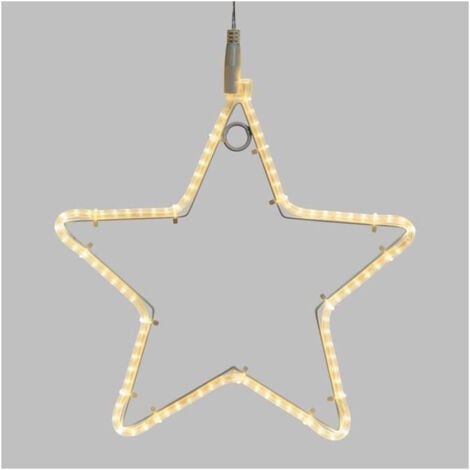 LES TENDANCES Etoile lumineuse 30CM 96 LED blanc chaud flash extérieur 24V IP44 Lotti