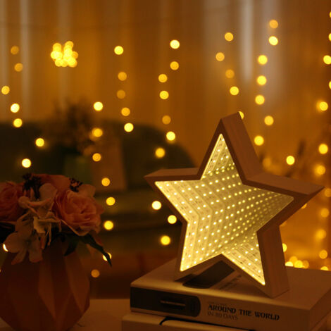 Étoile lumineuse à LED – Lampe étoile à LED et veilleuse pour enfants