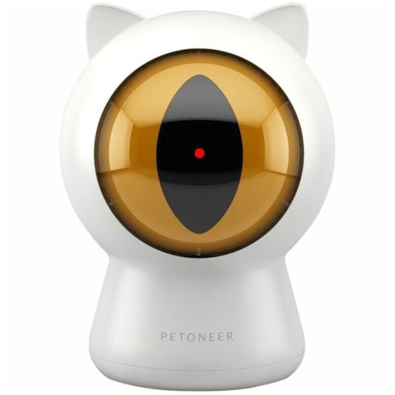 Petoneer Weiß Eton Smart Dot Intelligentes Laser-Spielzeug Für Hunde