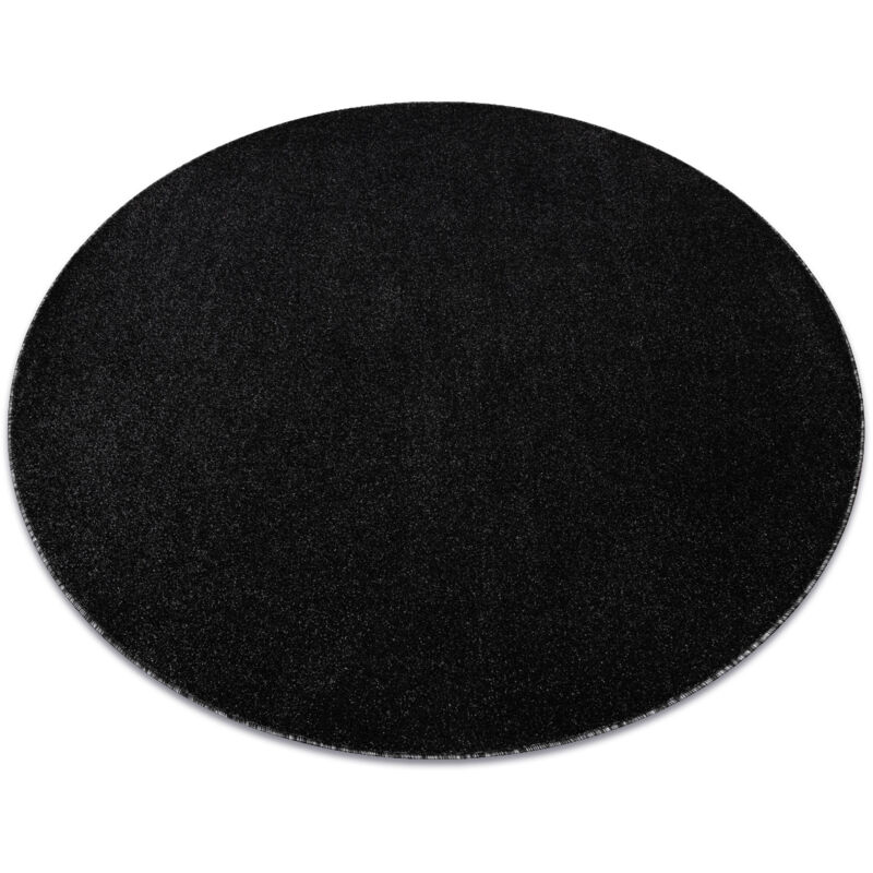 ETON PLUS circle carpet Melange anthracite / silver grey round 133 cm