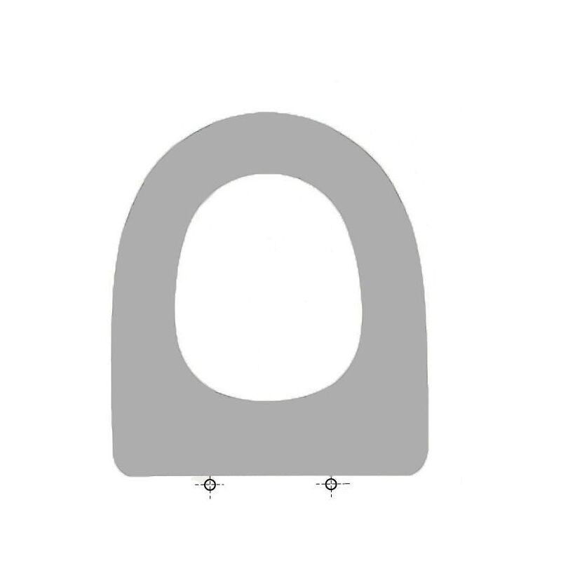 Etoos - 02069108 odeon Tapa wc Jacob Delafon Blanco - ref: 02069108