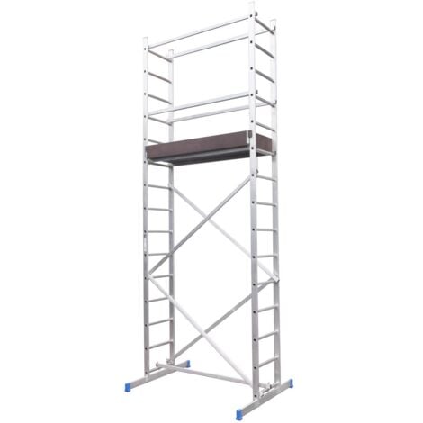 ETRA Echafaudage en aluminium hauteur de travail 5m