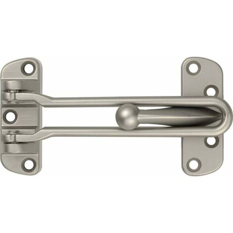 Être applicable ABUS 04906 Entrebâilleur Entrebailleur pour porte Boucle antivol argent
