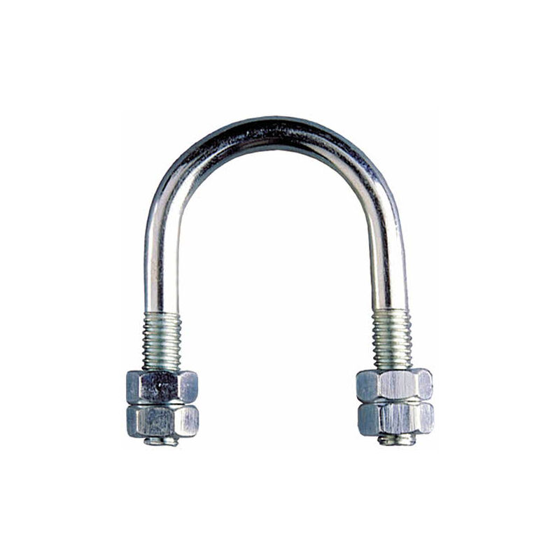 Trier de fixation pour tube - Zingué M8 - Ø66 x 76 - Boite de 50