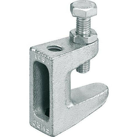 Etrier de fixation TKL M8 électrozingué plage de serrage 0-18 mm