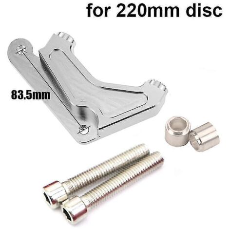 Étrier de frein à disque de moto Rpm Caliper, entraxe 82 mm, universel, pour disque flottant 200 mm/220 mm avec support adaptateur - support C 200