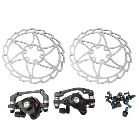 Étrier de Frein à Disque en Acier Inoxydable pour VTT - Accessoire Universel Noir