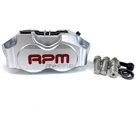 Étrier de frein universel RPM 82 mm pour moto Yamaha Aerox Nitro, pompe de frein RSZ Jog BWS Zuma 50 RR RSZ Turtle King Radiant - Argent