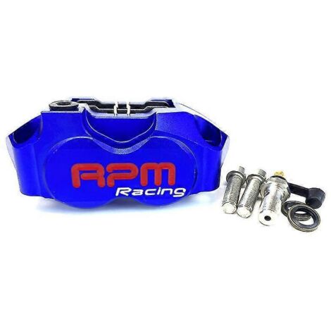 Étrier de frein universel RPM 82 mm pour moto Yamaha Aerox Nitro, pompe de frein RSZ Jog BWS Zuma 50 RR RSZ Turtle King Radiant - Bleu